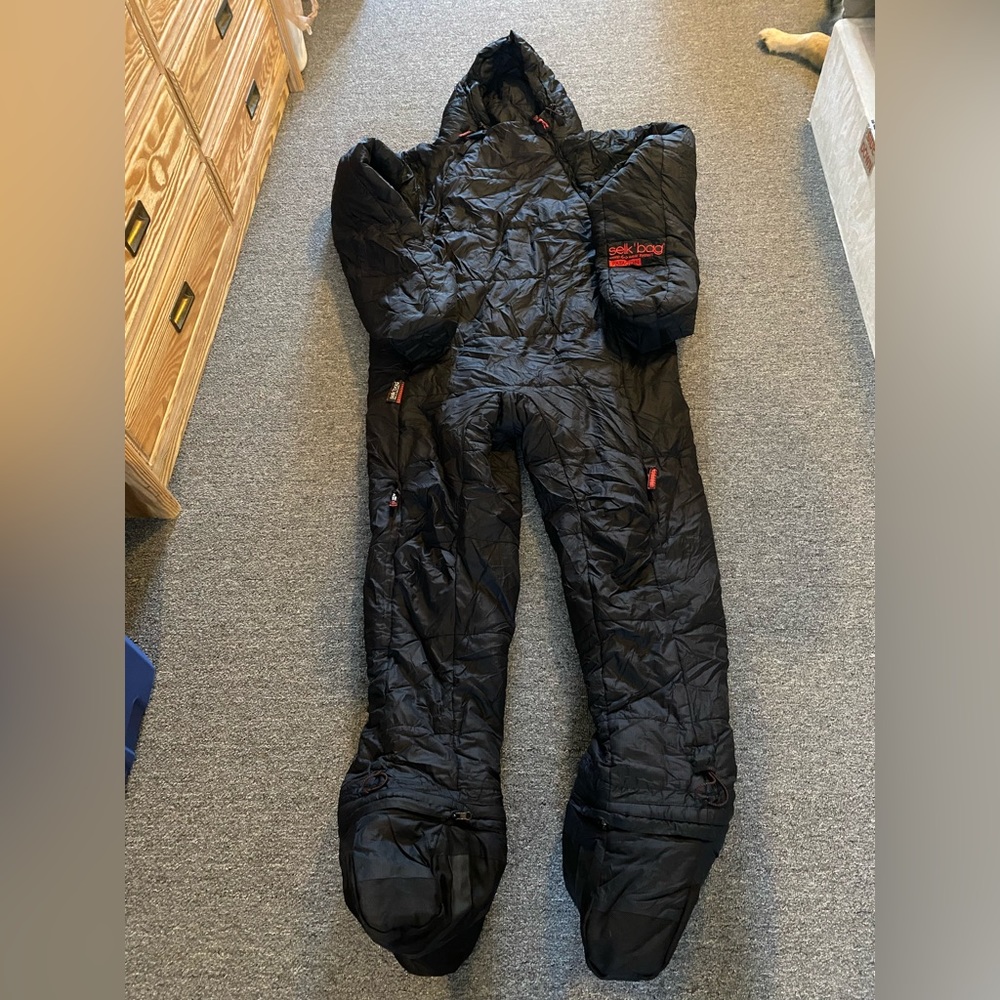 Black sleeping bag